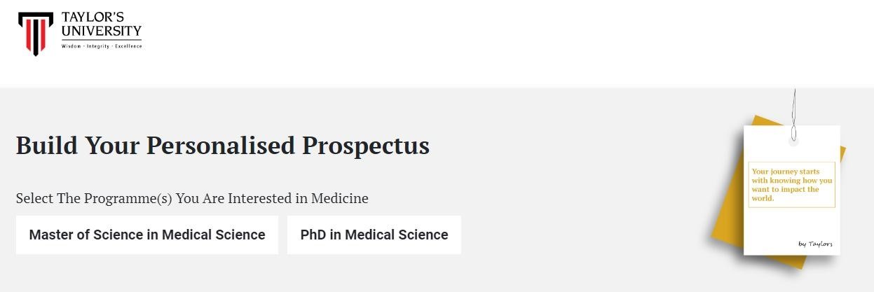 Taylor's MBBS