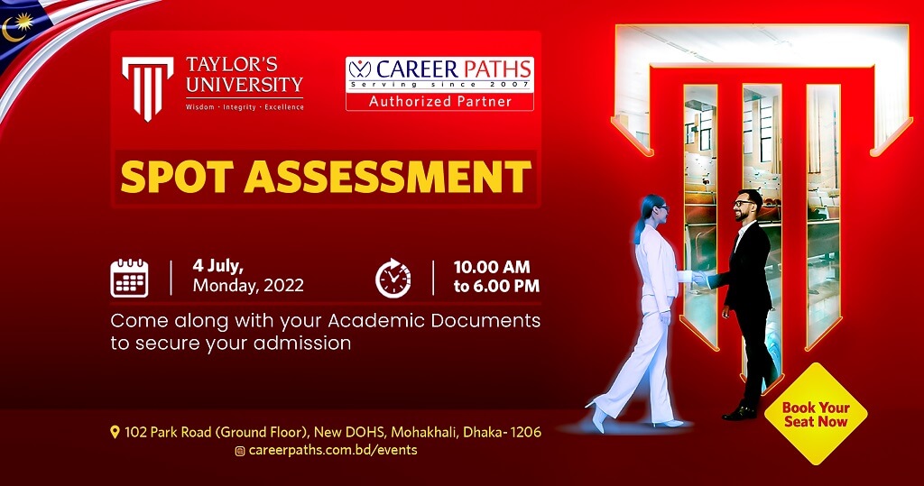 Taylors University - Spot Assessment Day