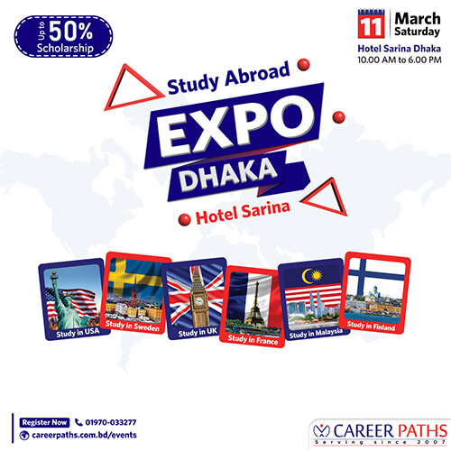 Study Abroad Expo Dhaka at Hotel Sarina Banani