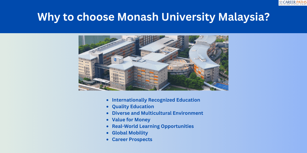 Why to choose Monash University Malaysia