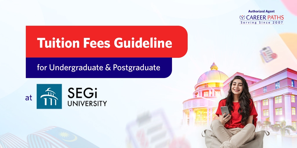 Tuition fees guide for undergraduate & postgraduate at SEGi University of Malaysia