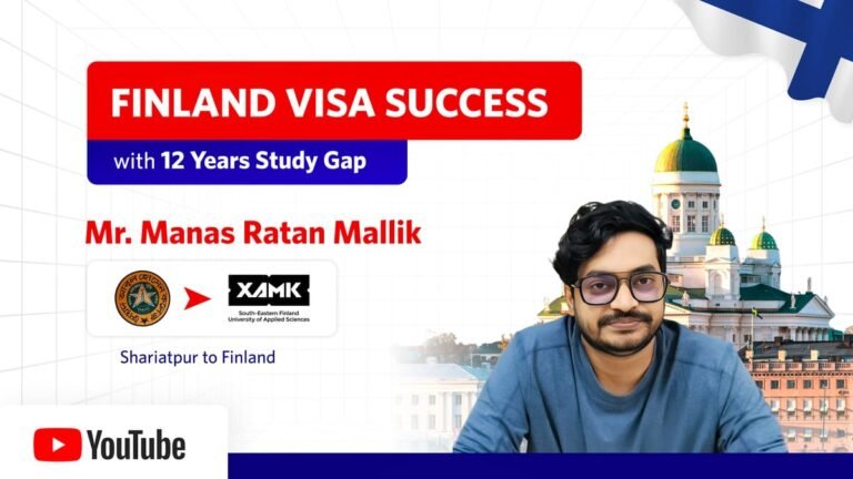 Finland visa success of Manas Ratan Mallik - Career Paths