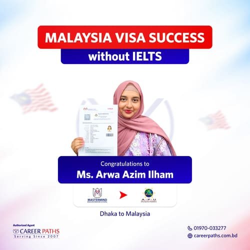 Malaysia student visa Success of Arwa-Azim-Ilham