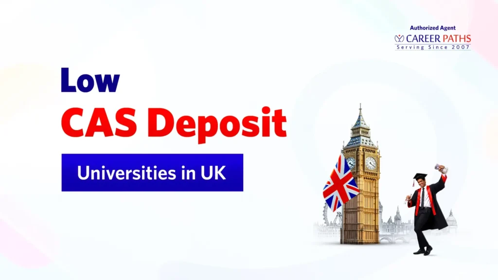 low CAS deposit universities in UK