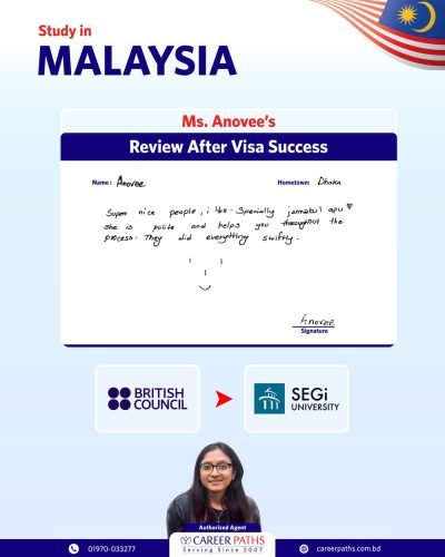Anovee Written Review After Getting Malaysia Student Visa