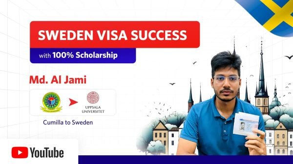 Sweden visa success of Md Al Jami - Career Paths